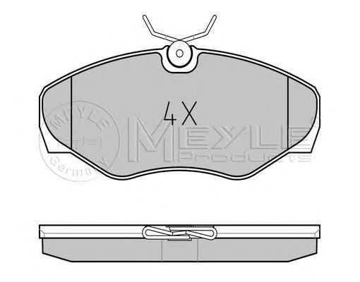 Колодки 0252309918PD MEYLE
