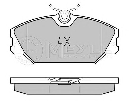 Колодки гальмівні передні, дискові 0252317218 Meyle