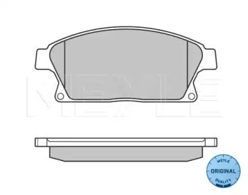 Колодки передні 0252503418W Meyle