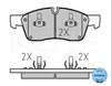 Колодки тормозные дисковые комплект 0252519021 MEYLE