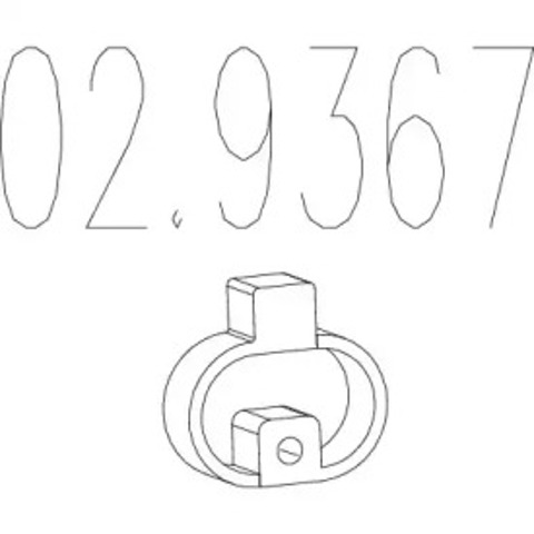 Подвесные подушки глушителя 029367 MTS