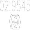 Подушка крепления глушителя 029545 MTS