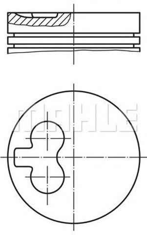 Поршень в сборе 0298201 MAHLE