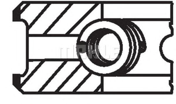 MAHLE 03475V0 Кольца поршневые на 1 цилиндр, STD. в наличии Тернополь