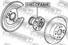 Ступица заднего колеса 0382CFA50R FEBEST