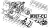 Ролик ГРМ 0387CL FEBEST