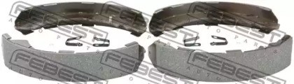 Тормоза рабочие задние ножные и тормозные барабаны 0402KB4TR FEBEST