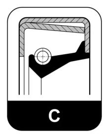Сальник ступичный 044571 ELRING