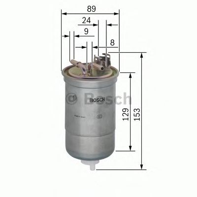 0450906334 BOSCH Фильтр топливный купить в Полтава