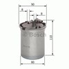 Фильтр-отстойник топлива грубой очистки 0450906500 BOSCH