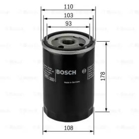 Фильтр масляный грубой очистки (полнопоточный) 0451301207 BOSCH