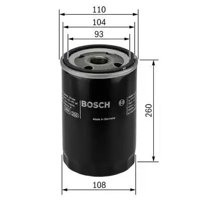 Фильтр центробежный очистки масла 0451403001 BOSCH