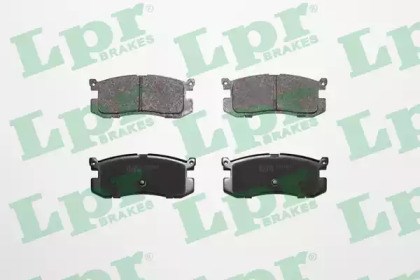 Колодки тормозные задние, дисковые 05P037 LPR