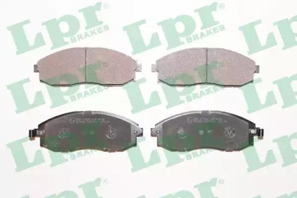 Колодки тормозные дисковые комплект 05P1015 LPR