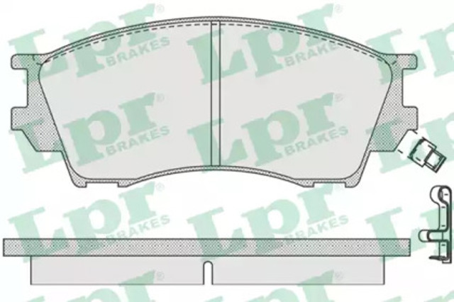 Тормозные колодки 05P1019 LPR