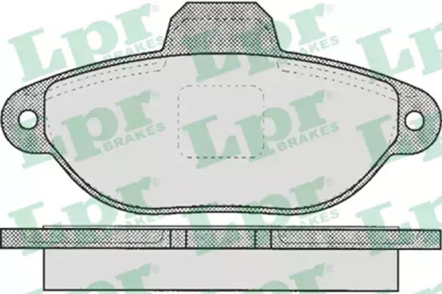 Колодки тормозные 05P1191 LPR