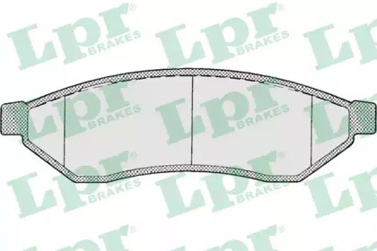 Комплект задних колодок 05P1198 LPR