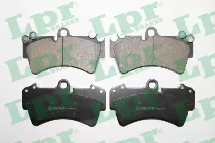 Колодки тормозные дисковые комплект 05P1257 LPR