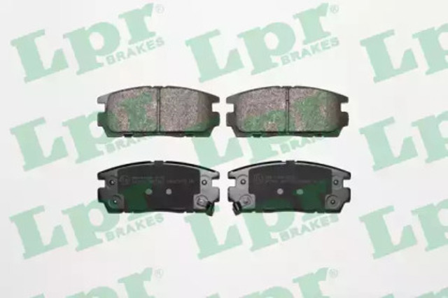 Колодки тормозные задние, дисковые 05P1323 LPR