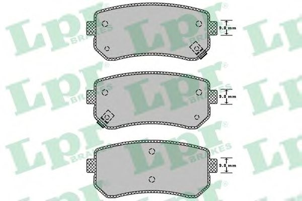 05P1344 LPR Задние тормозные колодки купить в Черкассы