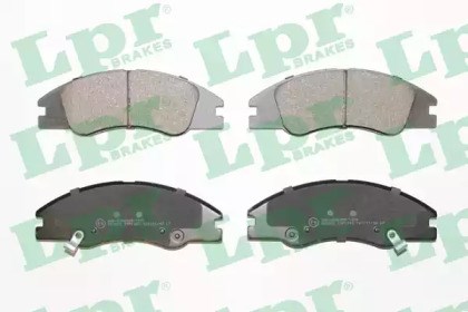 Колодки тормозные передние дисковые 05P1349 LPR