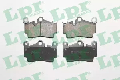 Колодки на тормоз задний дисковый 05P1362 LPR