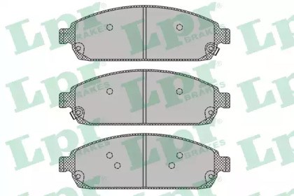 Колодки передние 05P1403 LPR