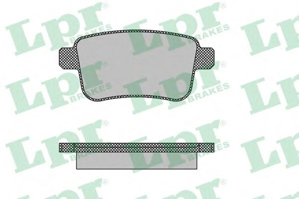 Колодки дисковые  05P1487 LPR