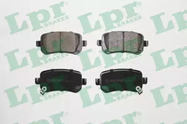 Колодки тормозные задние, дисковые 05P1550 LPR