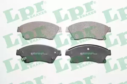 Колодки тормозные передние дисковые 05P1581 LPR
