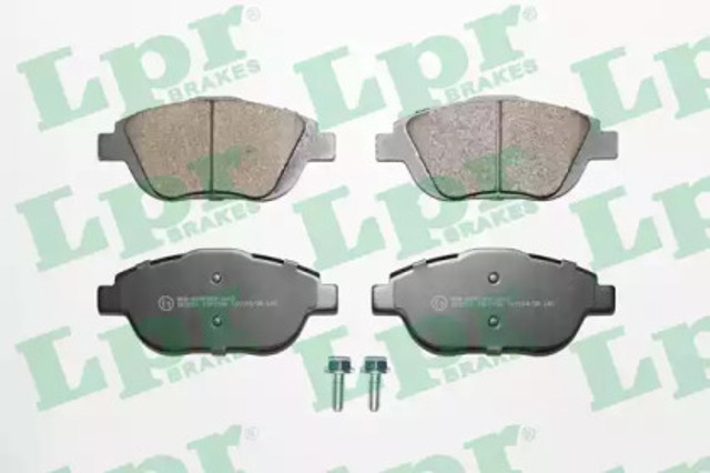 Колодки тормозные передние дисковые 05P1590 LPR