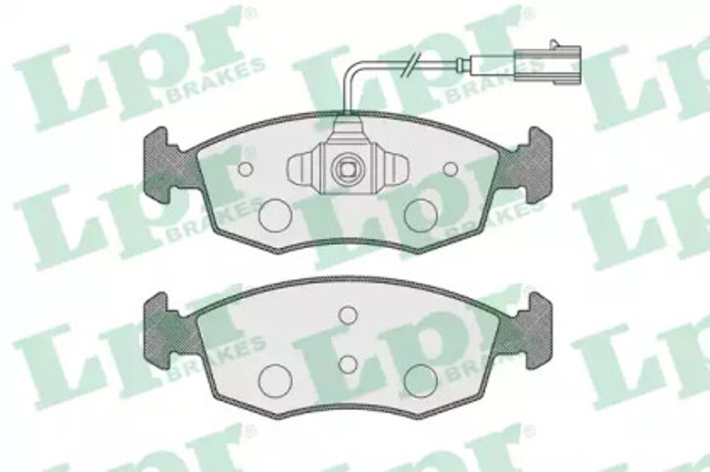 Колодки тормозные 05P1653 LPR