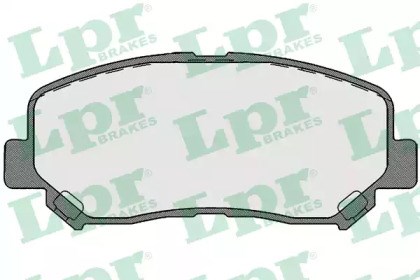 Колодки тормозные 05P1748 LPR