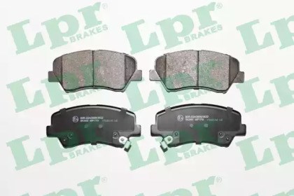 Колодки тормозные передние дисковые 05P1753 LPR