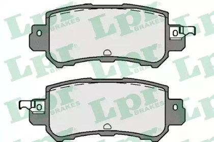 Комплект задних колодок 05P1756 LPR