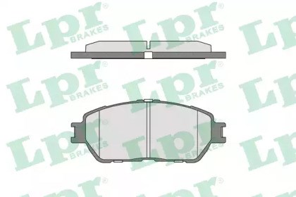 Колодки тормозные дисковые комплект 05P1792 LPR
