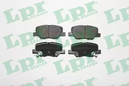 Колодки тормозные дисковые комплект 05P1802 LPR