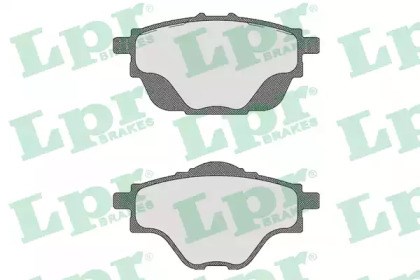 Колодки тормозные дисковые комплект 05P1873 LPR