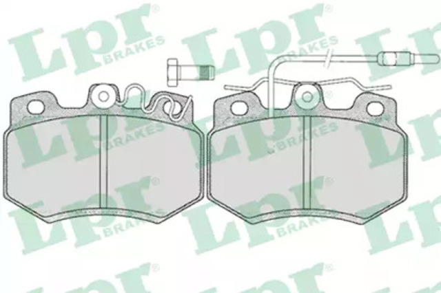 Передние тормозные колодки 05P272 LPR