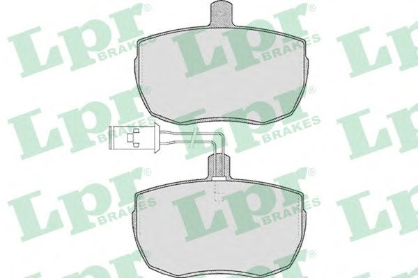 Колодки тормозные передние дисковые 05P433 LPR