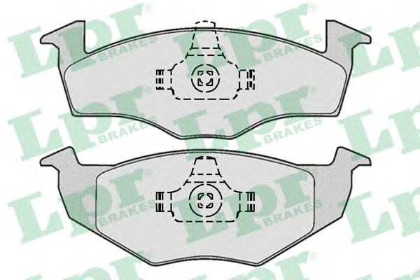 Тормозные колодки 05P667 LPR