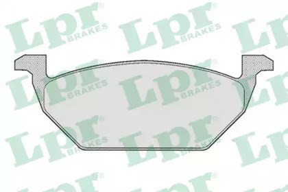 Тормозные колодки 05P668 LPR