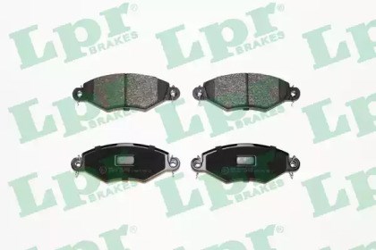 Колодки тормозные дисковые комплект 05P708 LPR