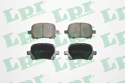 Колодки тормозные передние дисковые 05P712 LPR