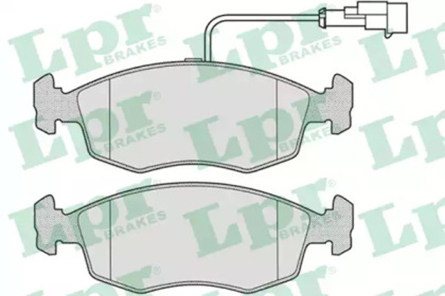 Колодки передние 05P755 LPR