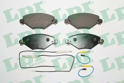 Колодки тормозные дисковые комплект 05P793 LPR