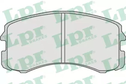 Колодки тормозные дисковые комплект 05P826 LPR