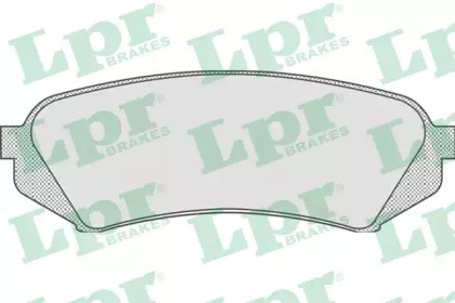 Задние колодки 05P835 LPR