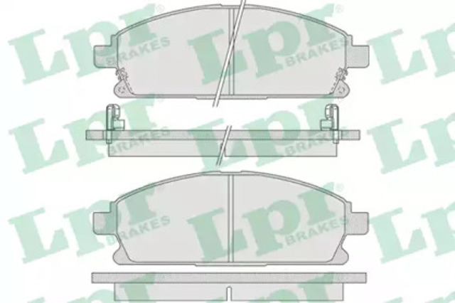 Колодки тормозные передние дисковые 05P846 LPR
