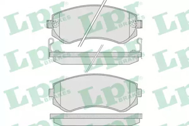 Передние тормозные колодки 05P856 LPR